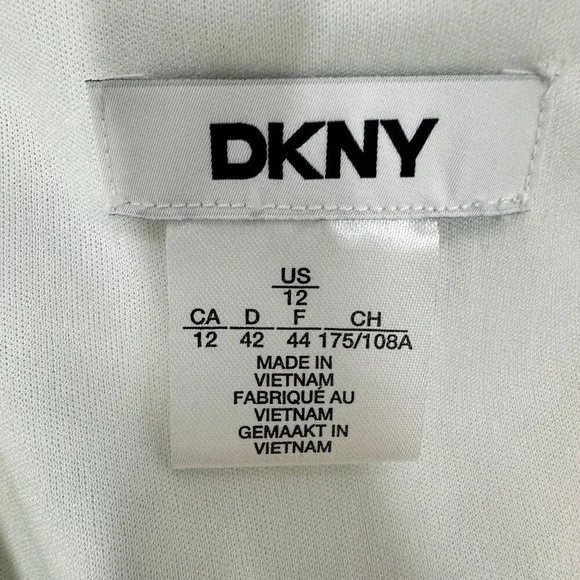 Dkny Green and Yellow Floral High Waisted  Midi Dress - Picture 9 of 11